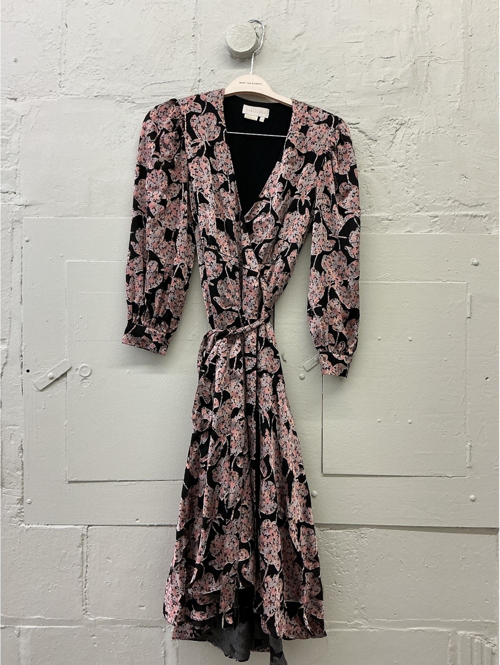 Caballero Floral Midi Wrap Dress